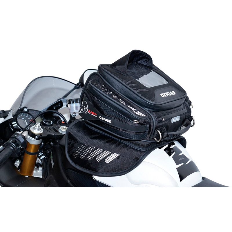 Tanktas voor motorfiets Oxford M15R zwart
