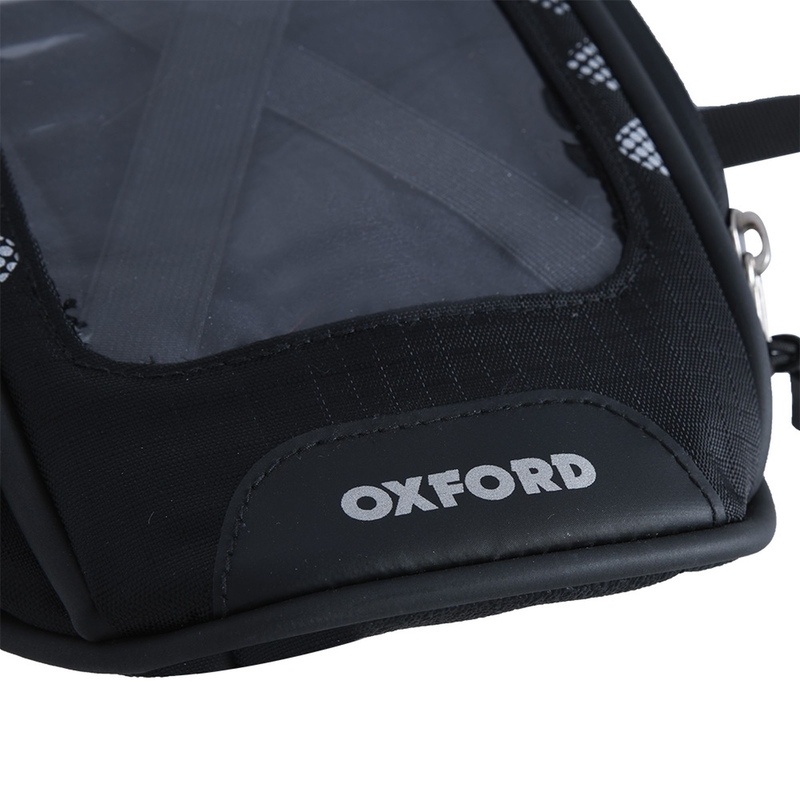 Tanktas voor motorfiets Oxford M1R Micro zwart