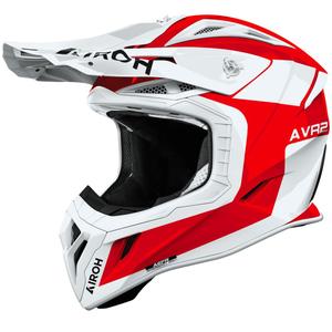 Crosshelm Airoh Aviator ACE 2 Iron glanzend rood
