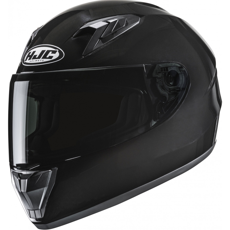 Kinder integraal motorhelm HJC Y10 Solid metallic zwart