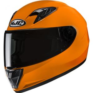 Kinder integraal motorhelm HJC Y10 Solid Tramotno oranje