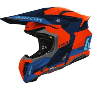 Crosshelm Airoh Twist 3 Fancy glanzend fluo oranje-blauw