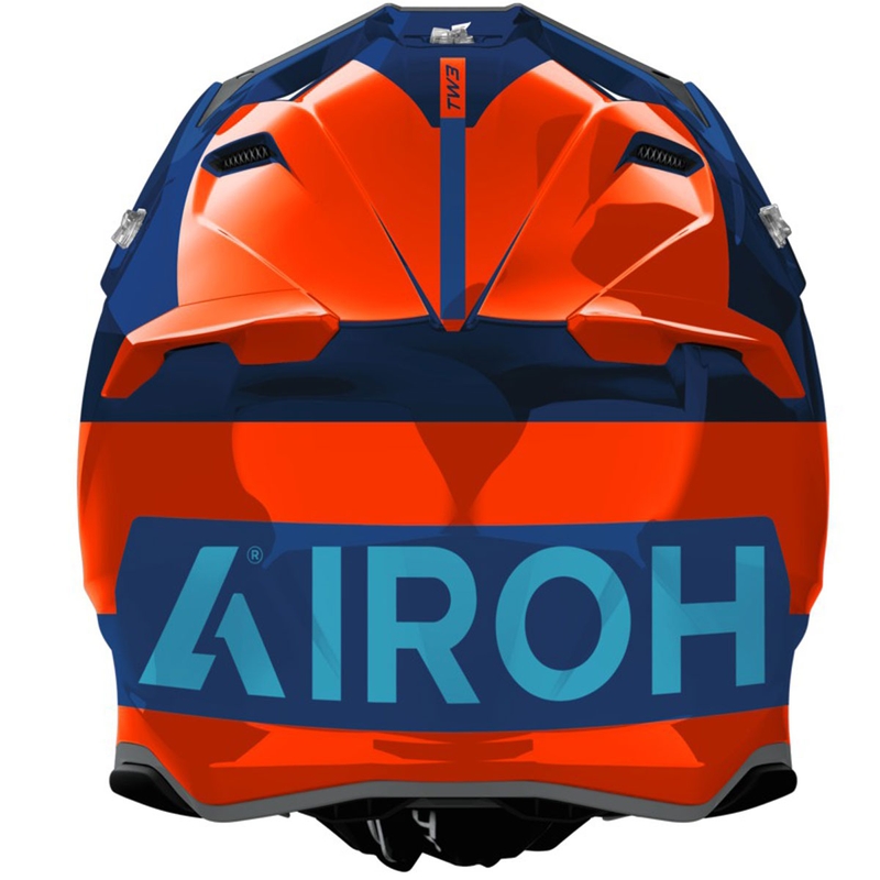 Crosshelm Airoh Twist 3 Fancy glanzend fluo oranje-blauw