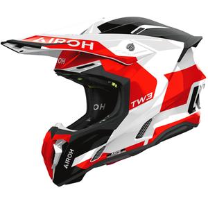 Crosshelm Airoh Twist 3 Fancy glanzend rood