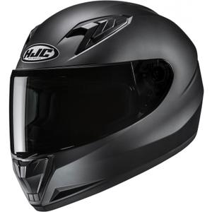 Kinder integraal motorhelm HJC Y10 Solid semi flat zwart