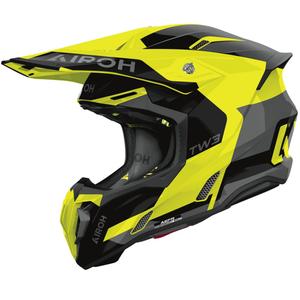 Airoh Twist 3 Fancy motorcrosshelm glanzend fluo geel