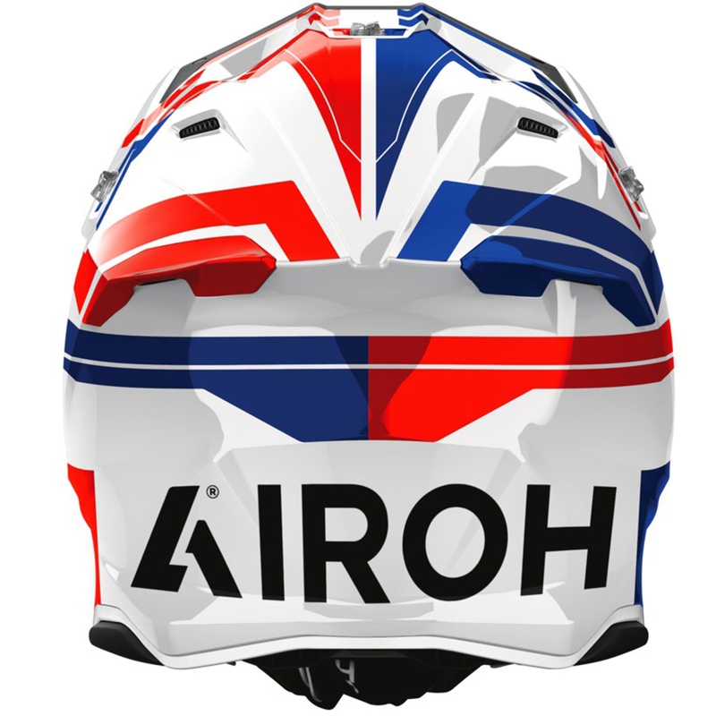 Crosshelm Airoh Twist 3 Dynasty glanzend blauw-rood