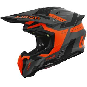Crosshelm Airoh Twist 3 Dynasty mat fluo oranje