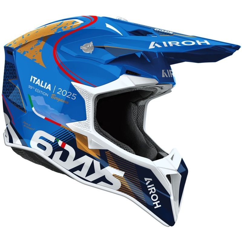 Airoh Wraaap 6DAYS ® ITALY motocrosshelm glanzend