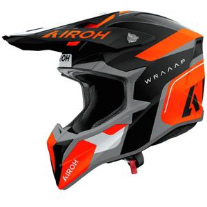 Airoh Wraaap Conquer crosshelm mat oranje