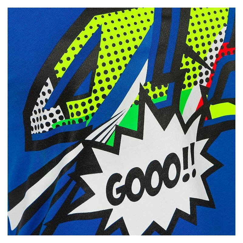 Damestanktop VR46 Valentino Rossi POP ART blauw