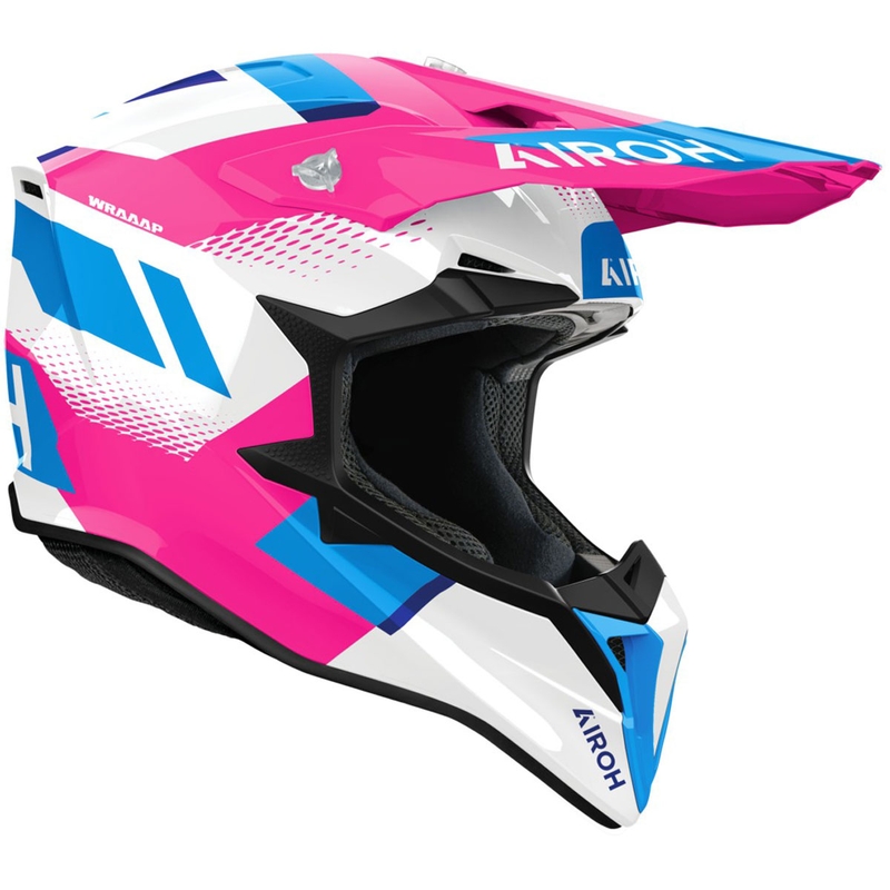 Airoh Wraaap Vision Motocrosshelm Glanzend Roze
