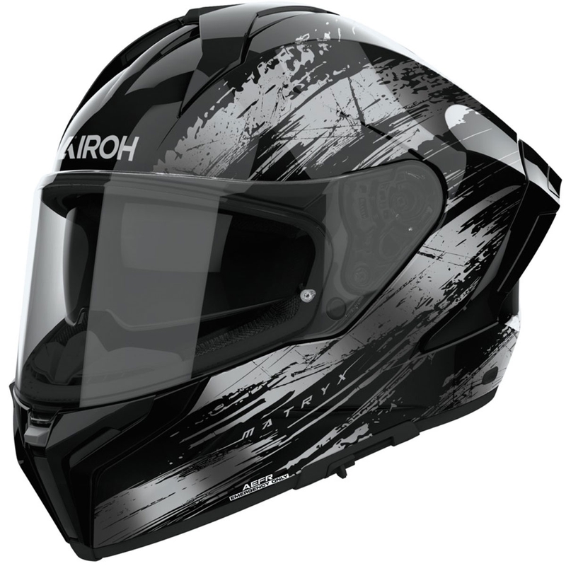 Airoh MATRYX Reflex integraal motorhelm glanzend grijs