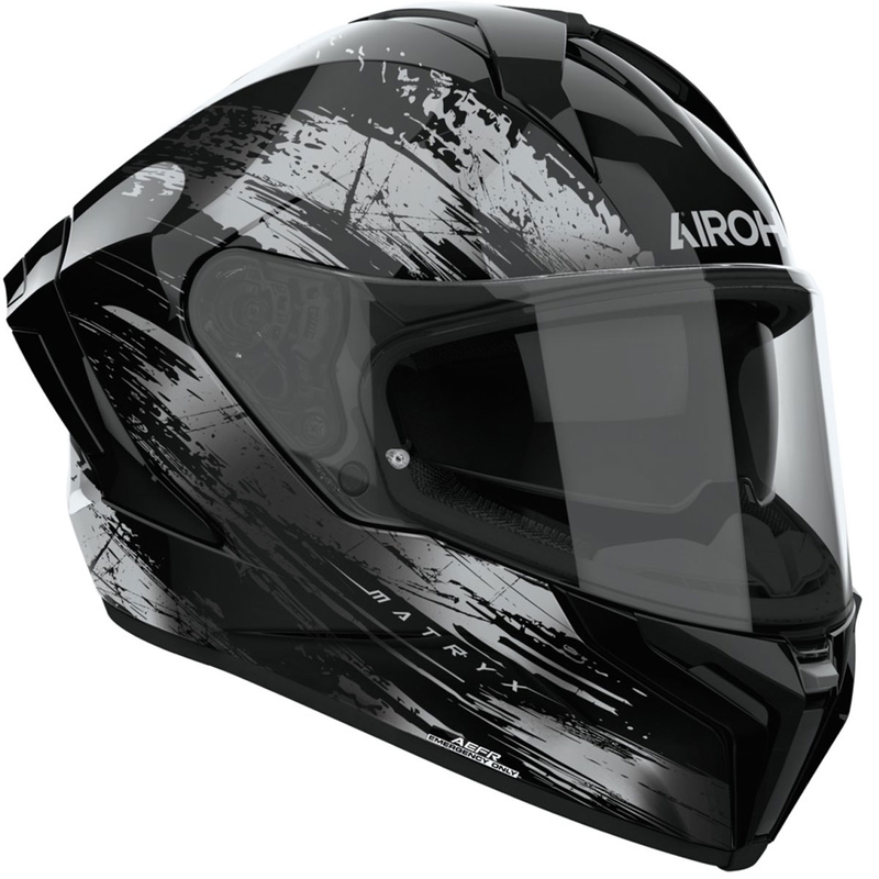 Airoh MATRYX Reflex integraal motorhelm glanzend grijs