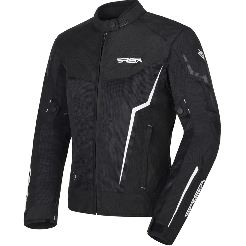 RSA Bolt dames motorjack zwart-wit