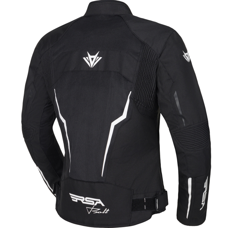 RSA Bolt dames motorjack zwart-wit