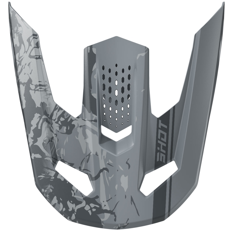 Vizier voor Shot Speed Battle helmen, matgrijs