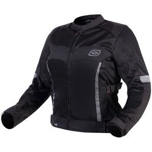 Dames motorjack Ozone Dart zwart