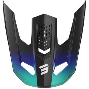 Vizier voor Shot Speed Olymp kinderhelmen parelblauw