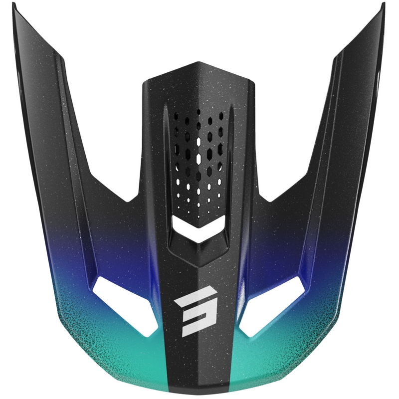 Vizier voor Shot Speed Olymp kinderhelmen parelblauw