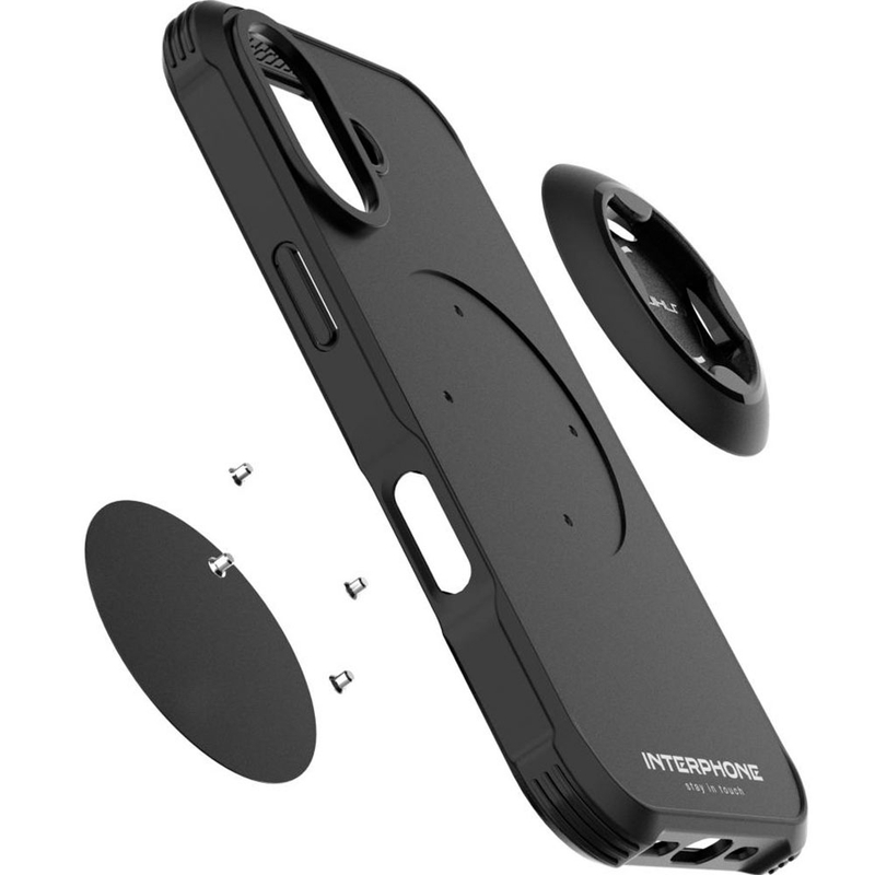 Interphone QUIKLOX Tetraforce-Apple iPhone 17 telefoonhoesje zwart