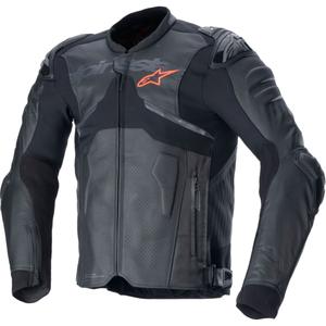 Alpinestars Atem 5 zwart leren motorjack