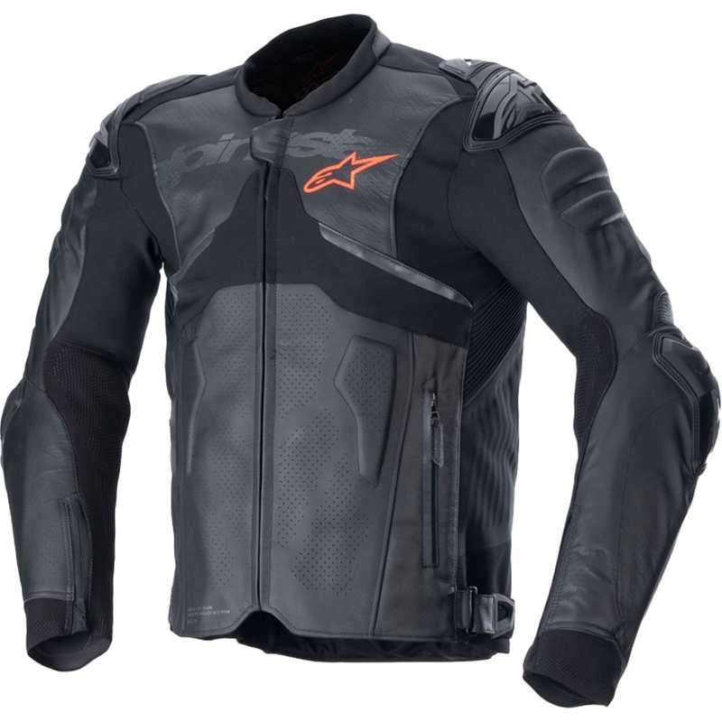 Alpinestars Atem 5 zwart leren motorjack