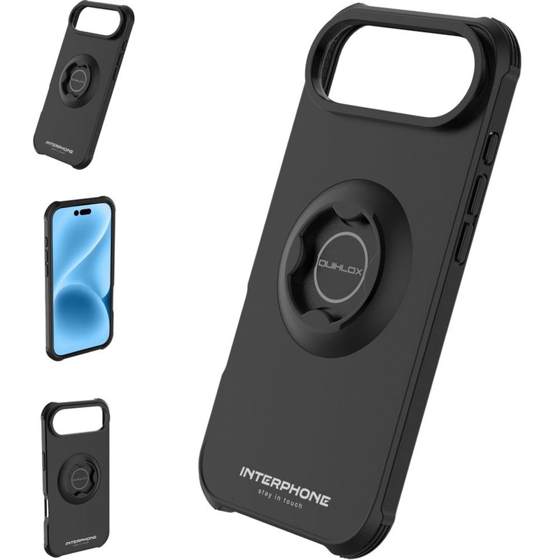Hoesje voor Interphone QUIKLOX Tetraforce-Apple iPhone 17 Air zwart