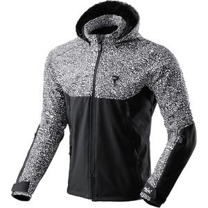 Softshell motorjas Rebelhorn Slash Noriaki zwart-wit