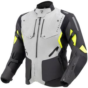 Rebelhorn Hiker IV motorjack zwart-grijs-fluogeel