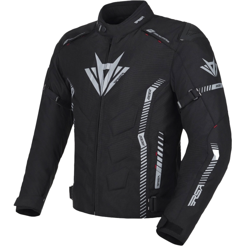 Motorjas RSA Rider zwart-grijs-rood