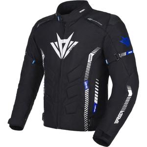 Motorjas RSA Rider zwart-wit-blauw