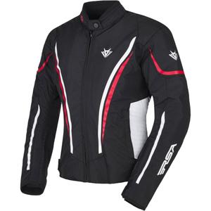 Dames RSA Wasp Zwart, Wit en Rood Motorjack