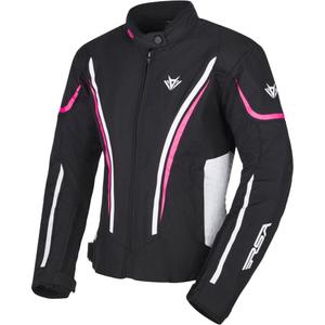 Dames RSA Wasp Zwart, Roze en Wit Motorjack