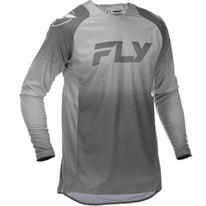 FLY Racing Evolution motorcross shirt wit-grijs