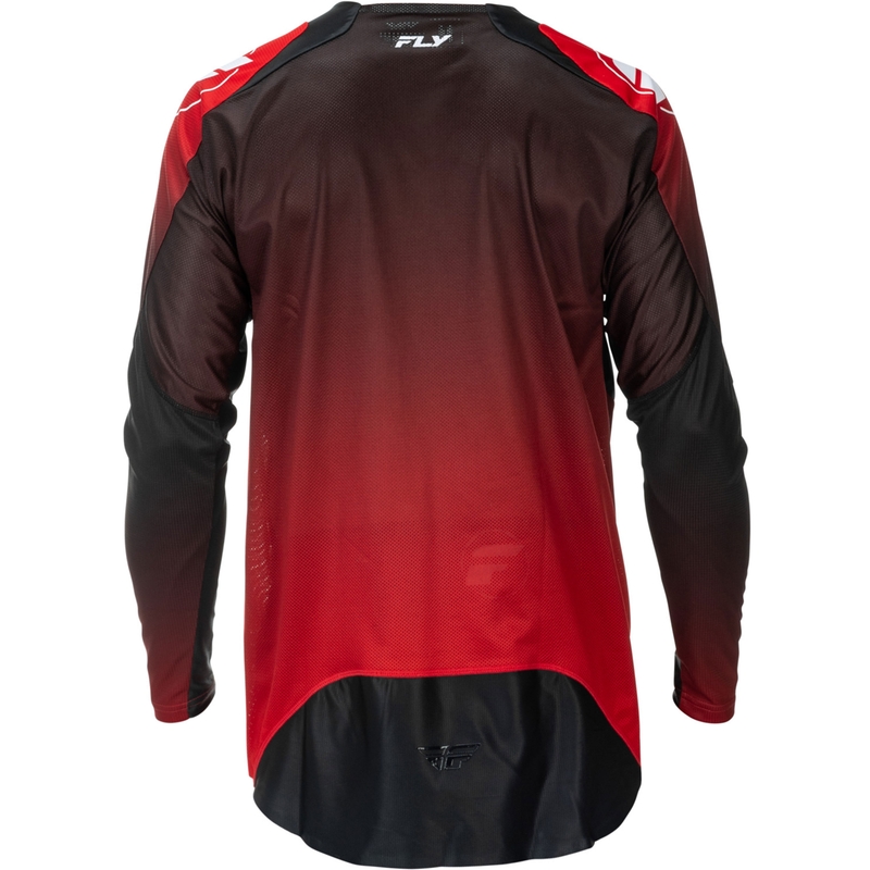FLY Racing Evolution motocross shirt rood-zwart-wit