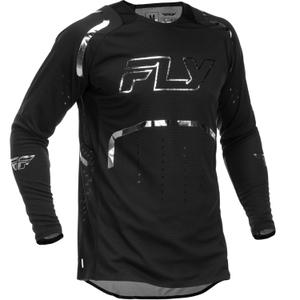 FLY Racing Evolution SA motorcross shirt zwart-zilver