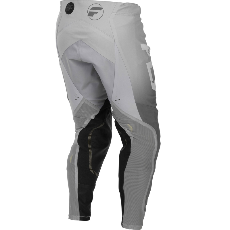 FLY Racing Evolution motorcrossbroek wit-grijs
