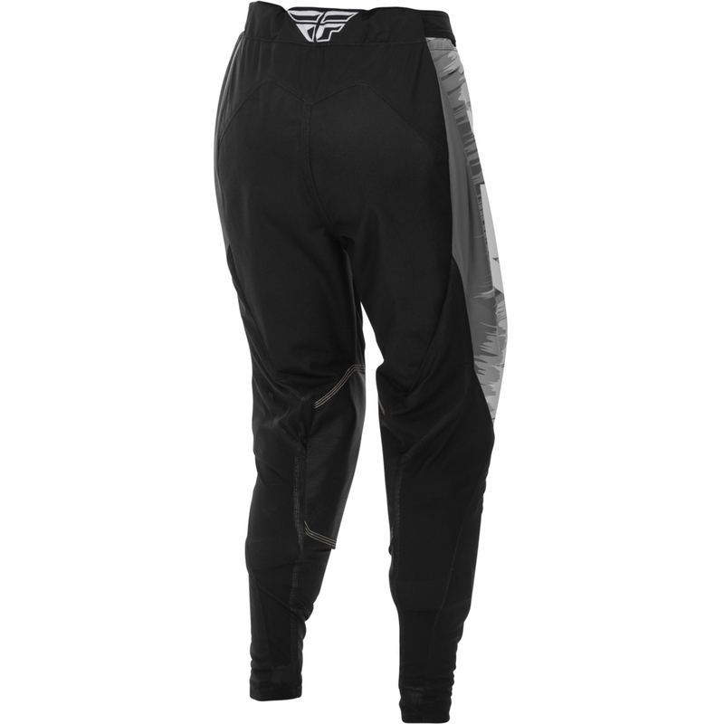 Dames crossbroek FLY Racing Lite zwart-grijs-wit