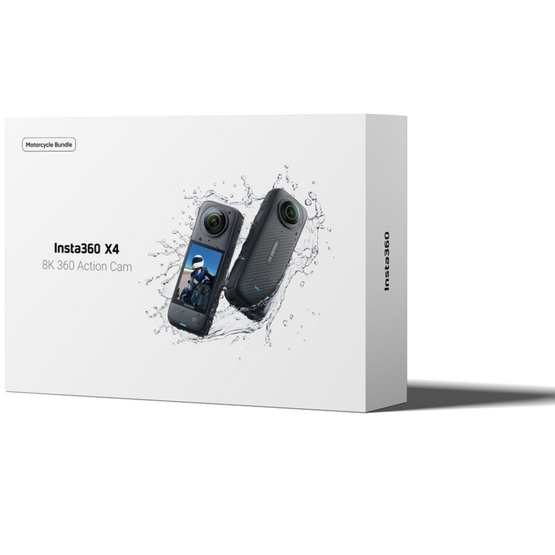 Insta360 X4 Motorfiets Bundel Action Camera Zwart