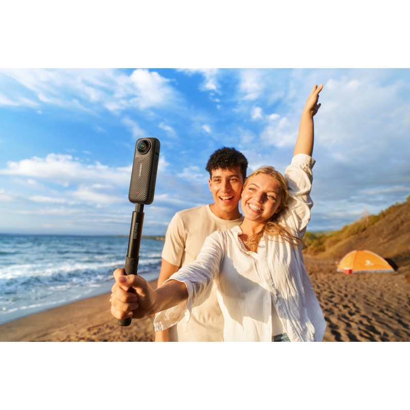 Insta360 X4 Motorfiets Bundel Action Camera Zwart