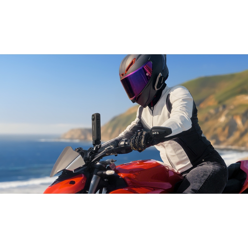 Insta360 X4 Motorfiets Bundel Action Camera Zwart