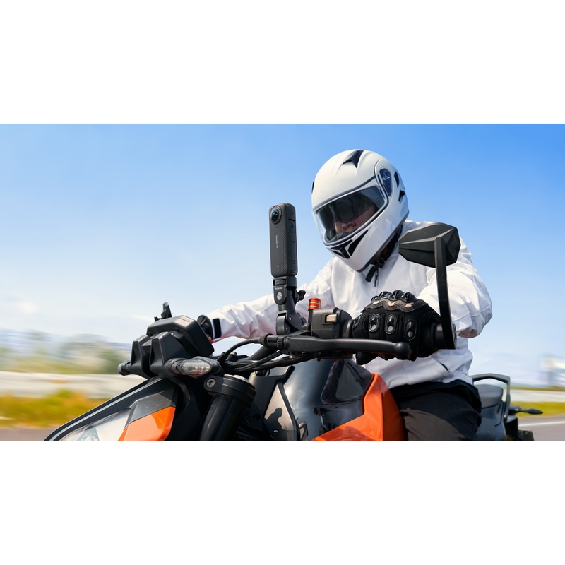 Insta360 X4 Motorfiets Bundel Action Camera Zwart
