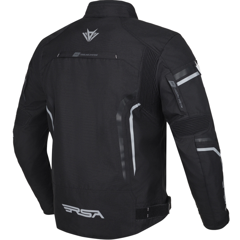 Motorjas RSA Compact 2 zwart-grijs
