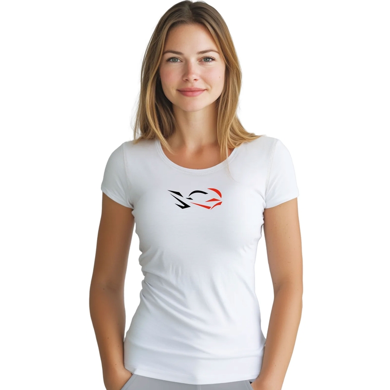 Dames functioneel T-shirt nanosilver® RIDE wit