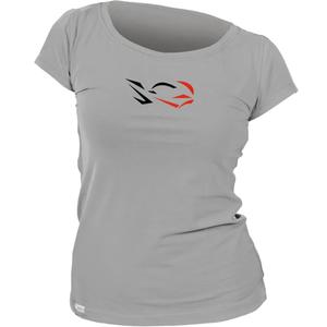 Dames functioneel T-shirt nanosilver® RIDE grijs