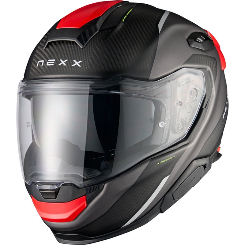Nexx X.TR Rush integraal motorhelm mat zwart-rood