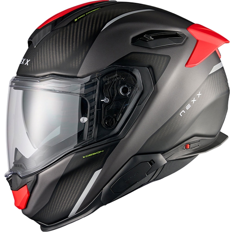 Nexx X.TR Rush integraal motorhelm mat zwart-rood