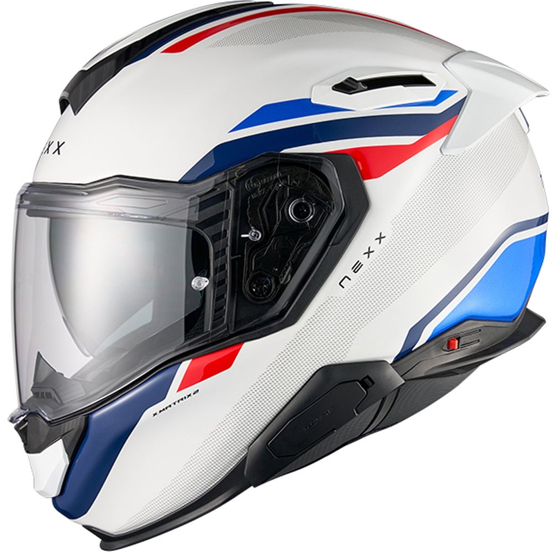 Nexx X.TR Quanta integraal motorhelm wit-blauw