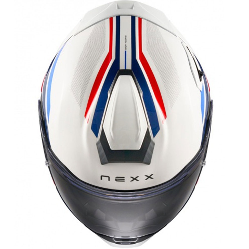Nexx X.TR Quanta integraal motorhelm wit-blauw